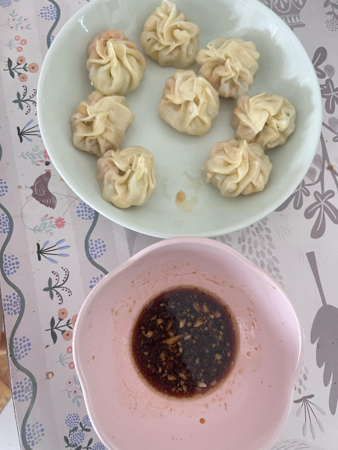 蔬菜鸡肉蒸包