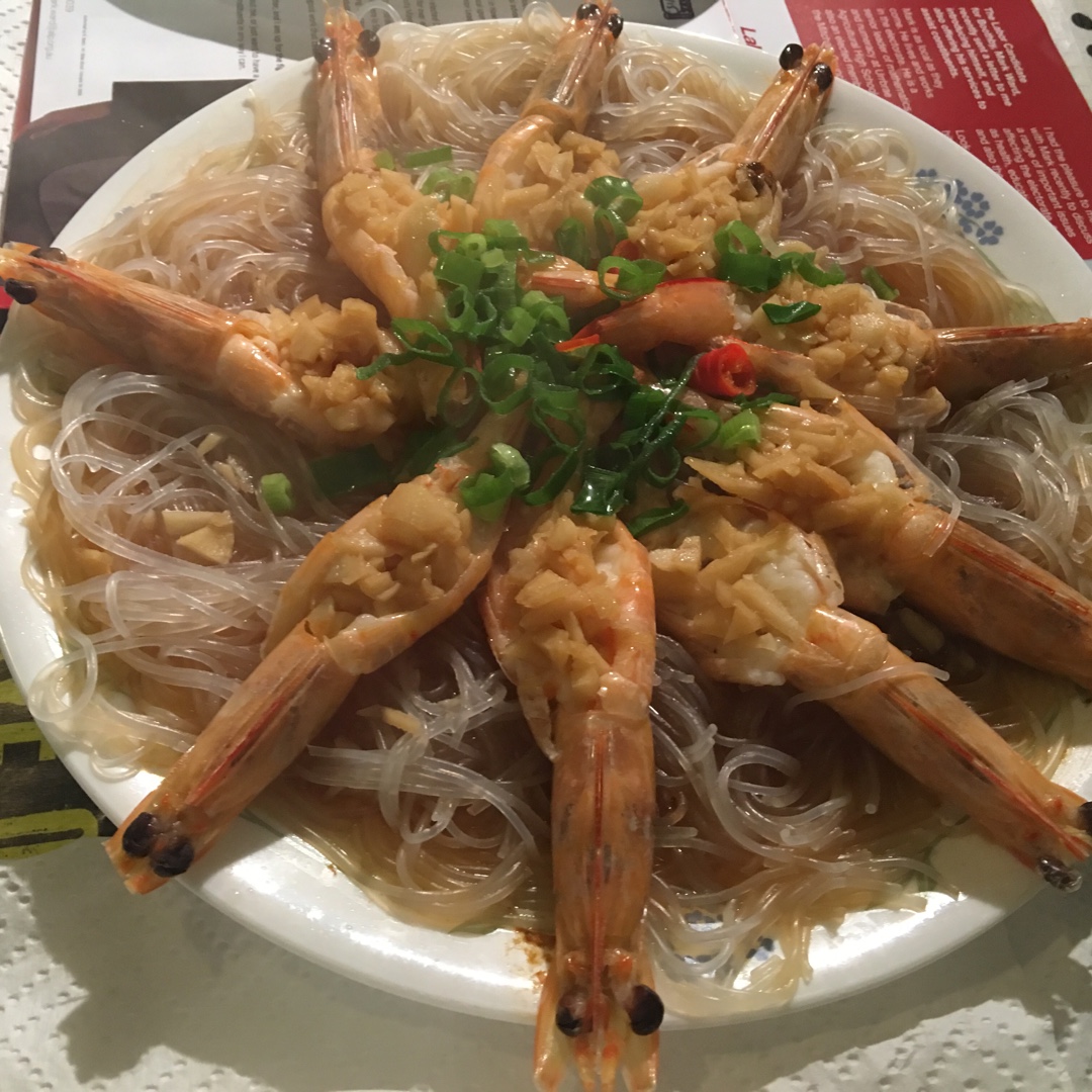 蒜蓉粉丝蒸虾