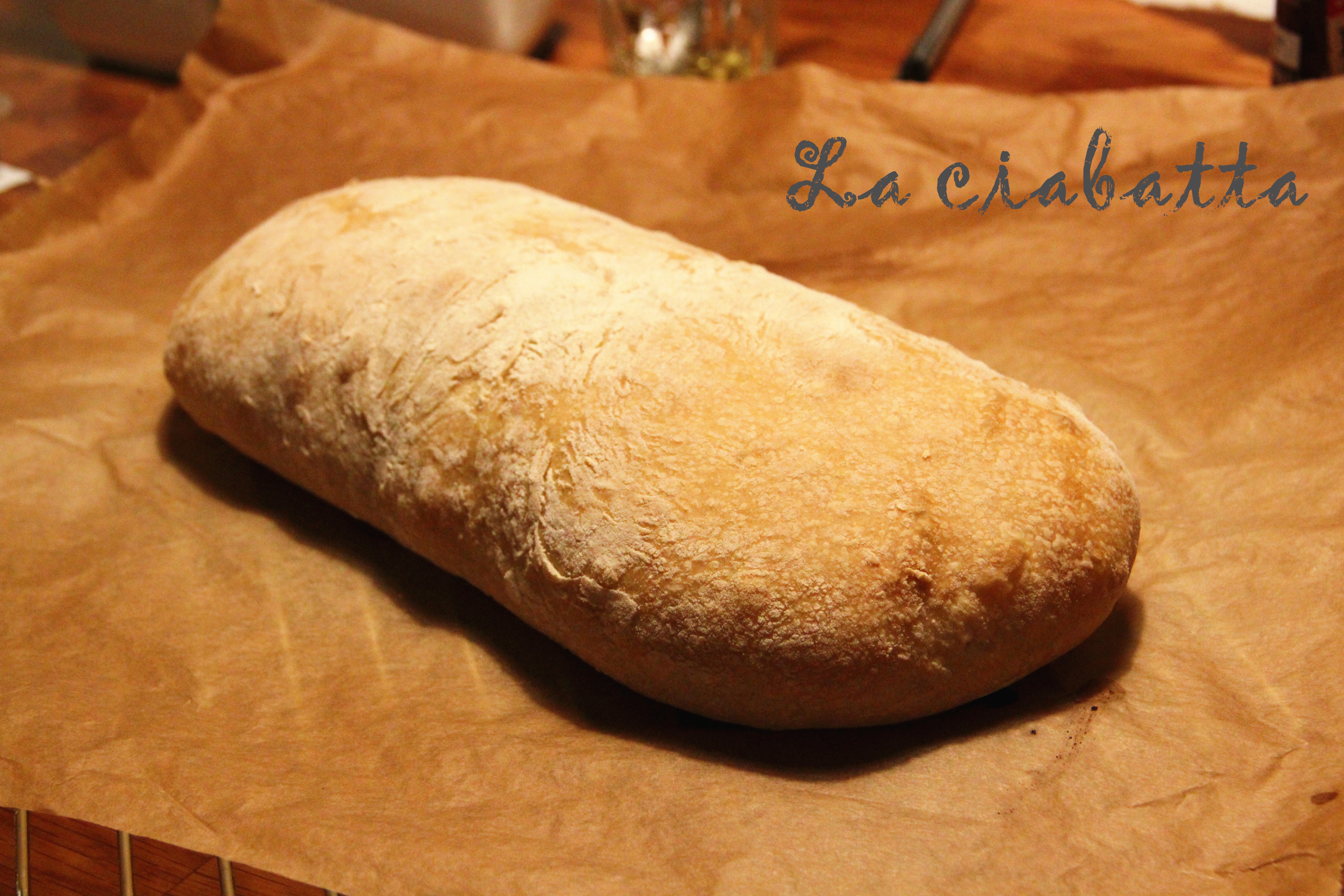 夏娃妹子做的paul的意大利拖鞋面包ciabatta