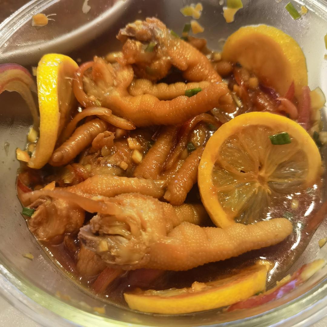 【柠檬酸辣鸡爪】自制超级无敌美味的网红鸡爪