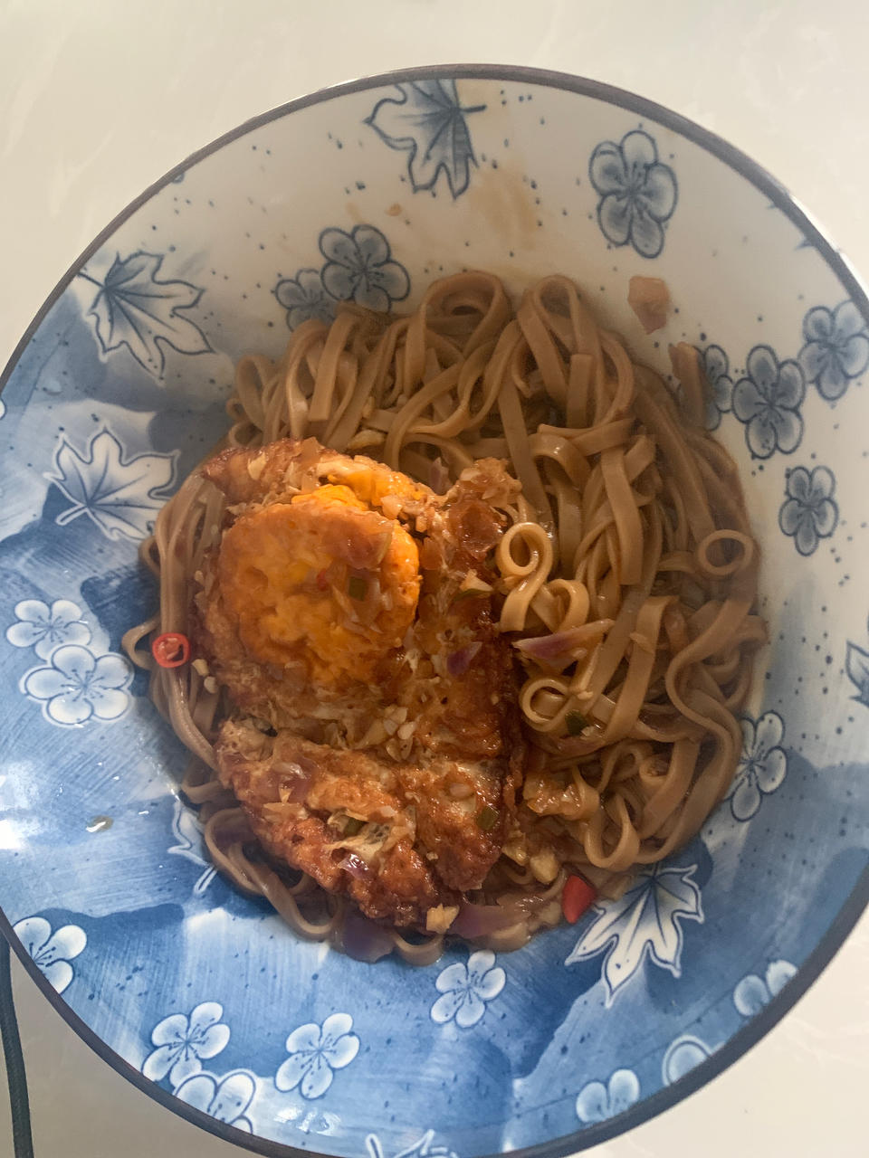 减脂荷包蛋焖荞麦面