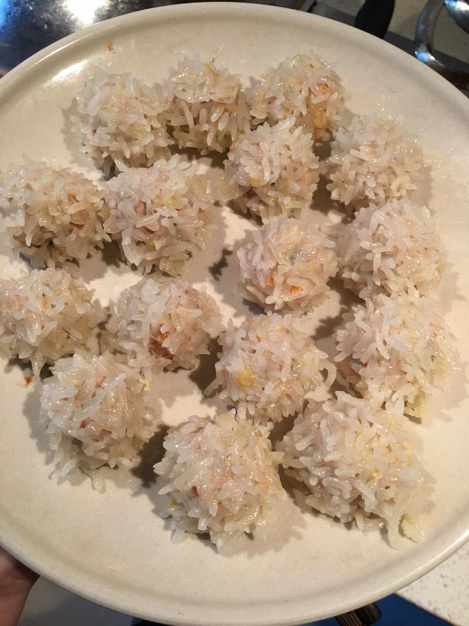 蒸糯米丸子