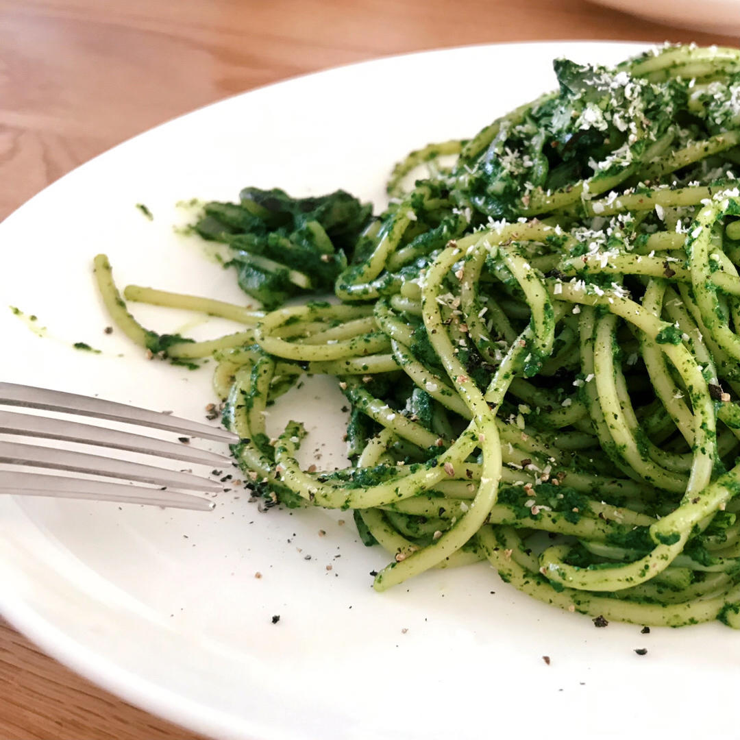 健康低卡吃意面——菠菜意大利面