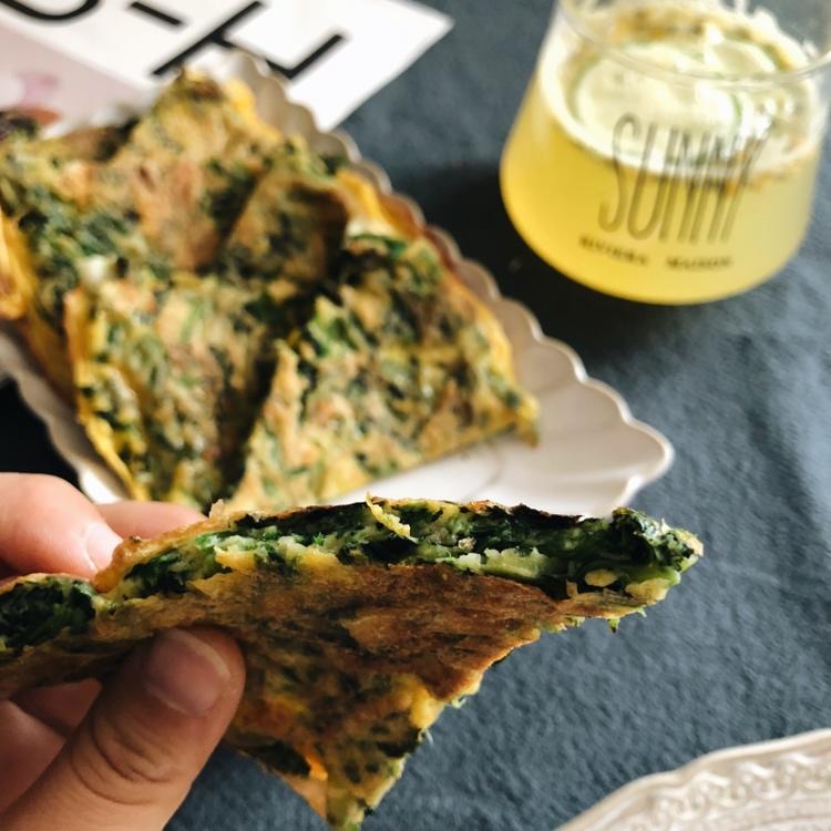 低脂菠菜蛋饼