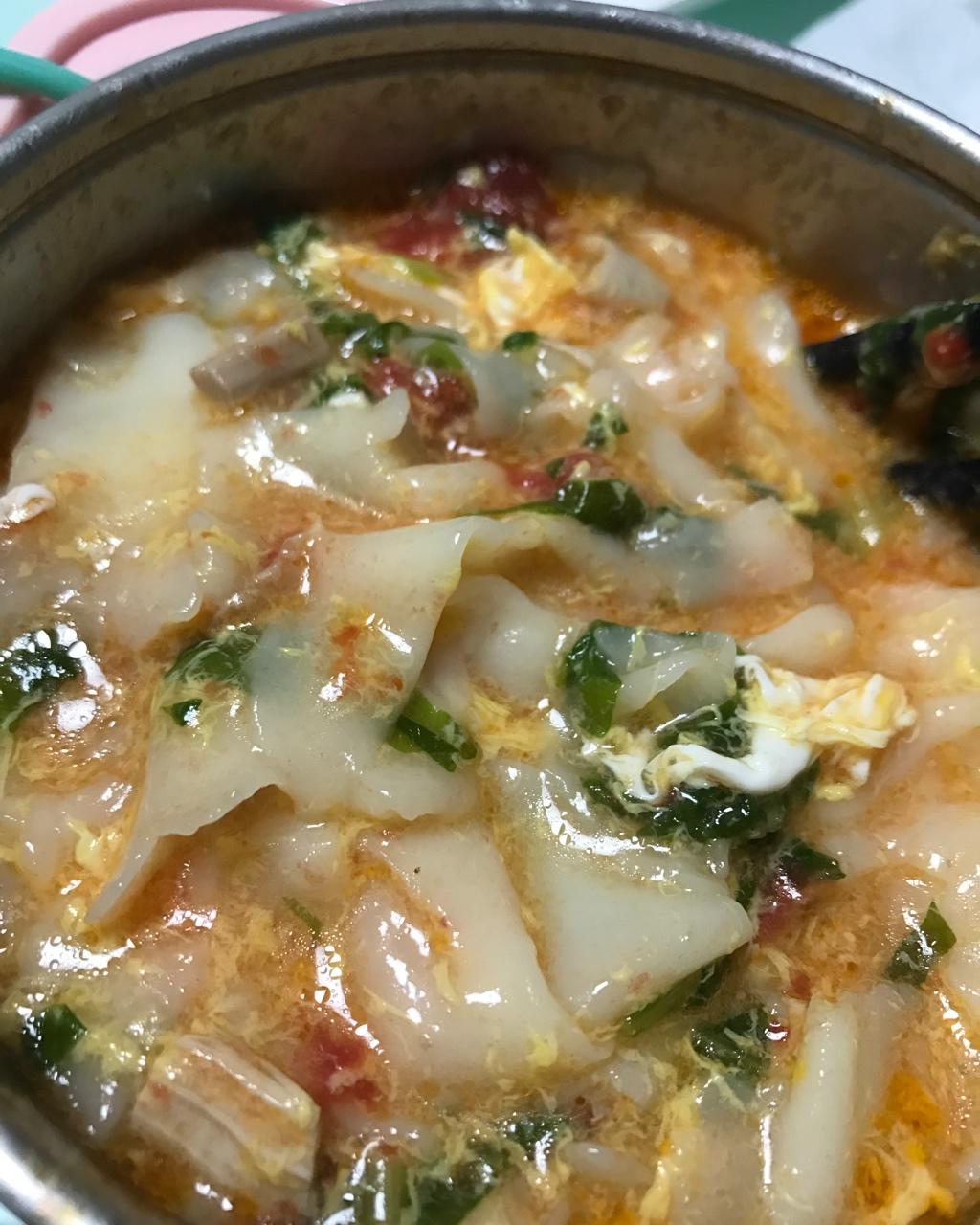 西红柿鸡蛋面片 （内附揪面片教程）