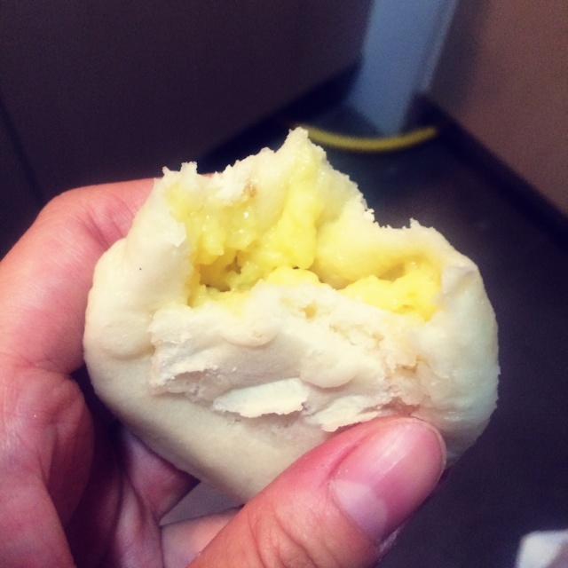 自制无油奶黄包