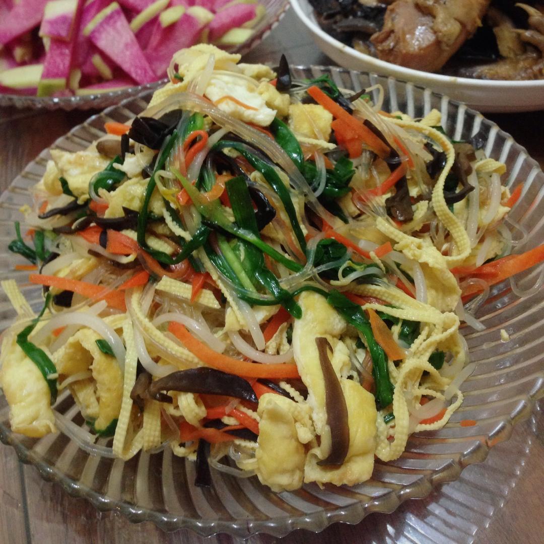 酒店版炒合菜