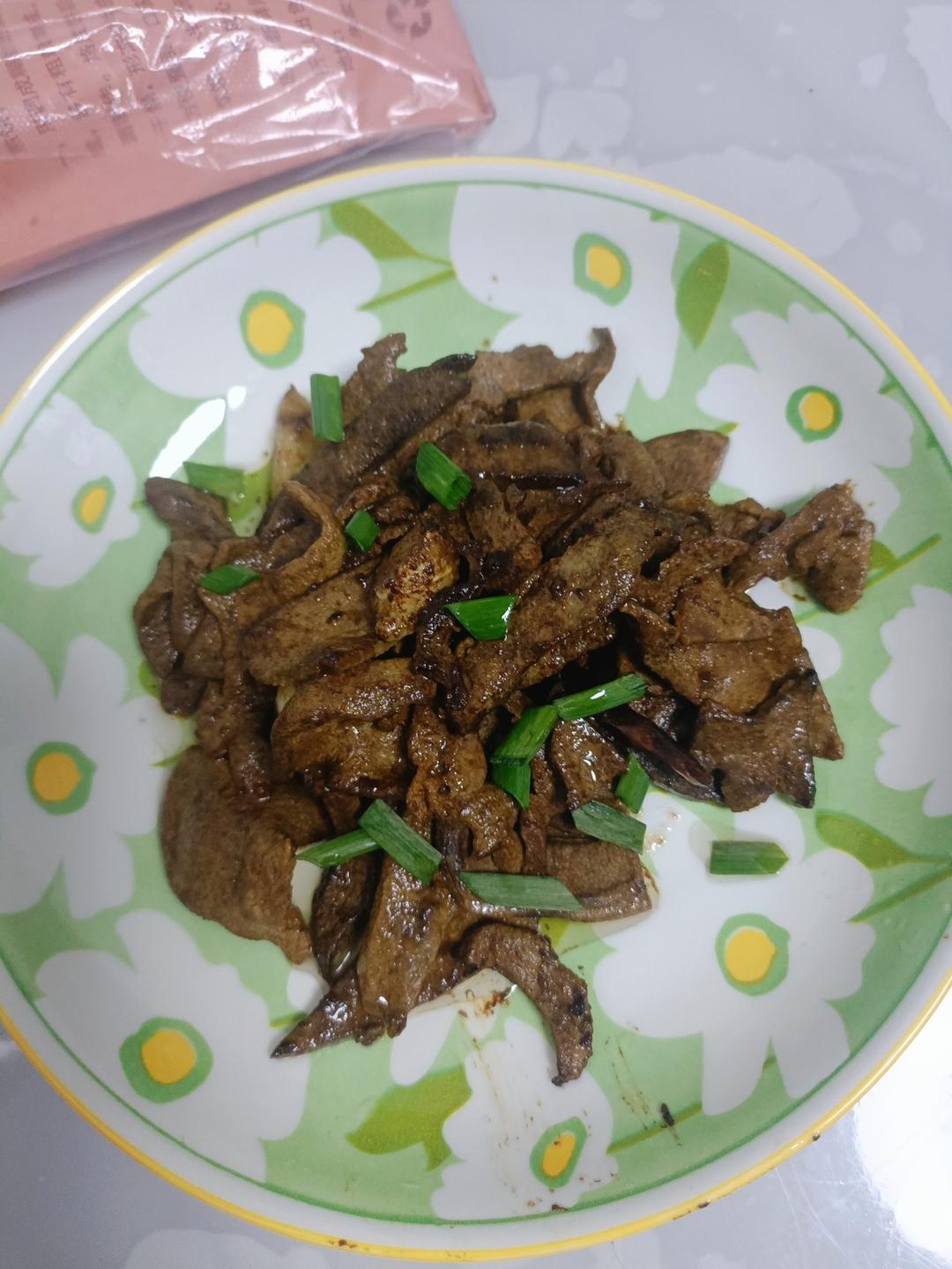 爆炒猪肝