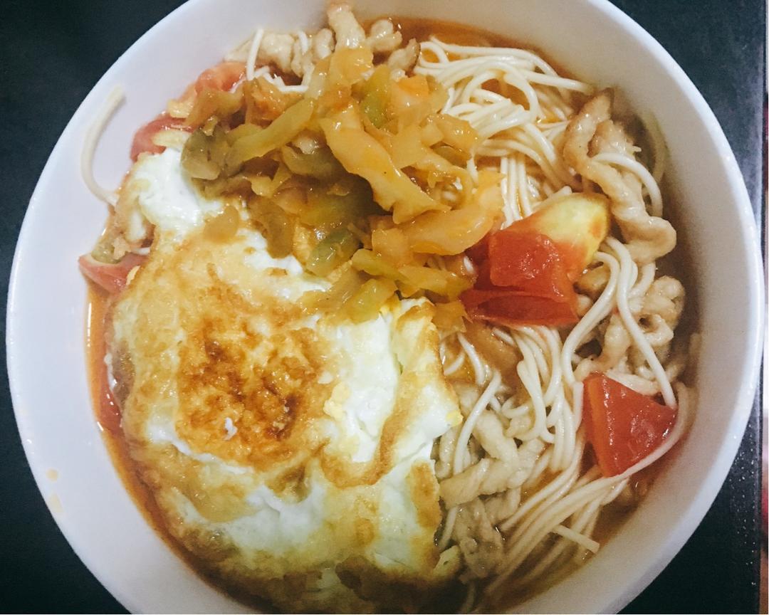 番茄肉丝面