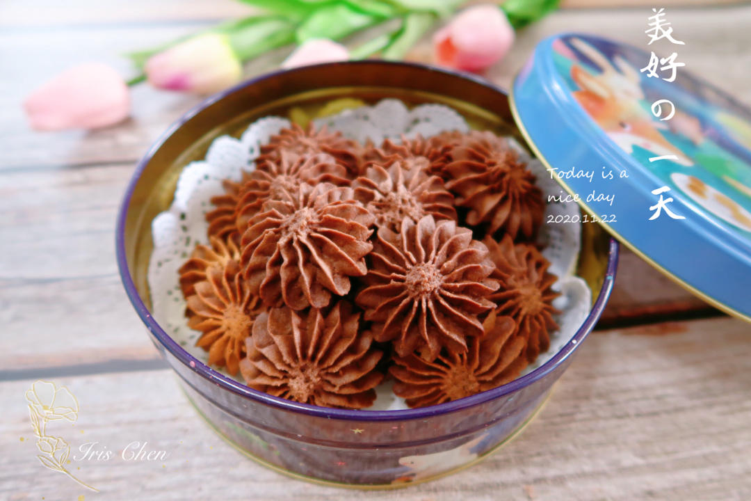 圣诞主题挤花曲奇