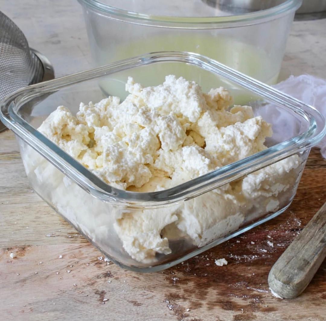 Homemade ricotta cheese自制ricotta的做法