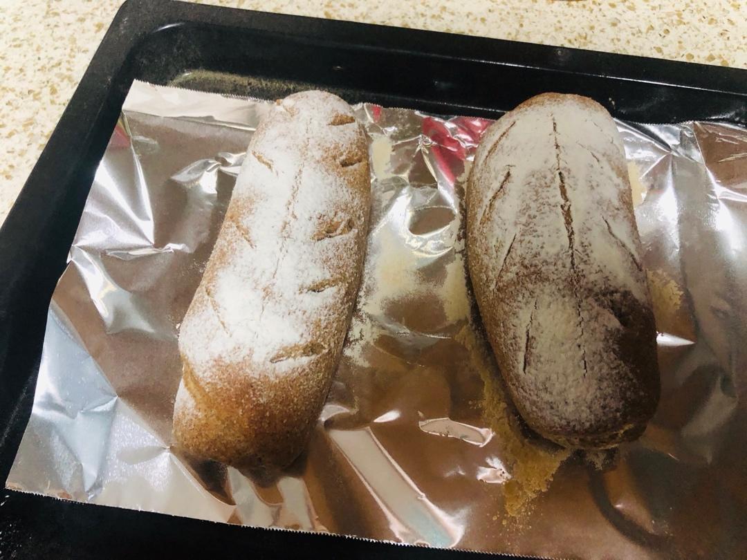 新手手揉，低卡减脂100%黑麦全麦面包