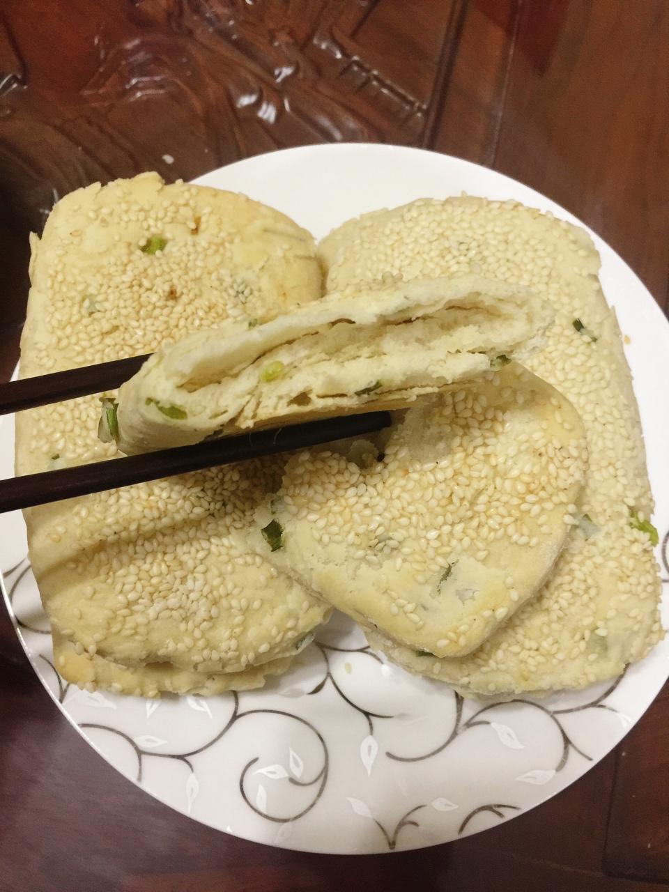 葱香油酥烧饼