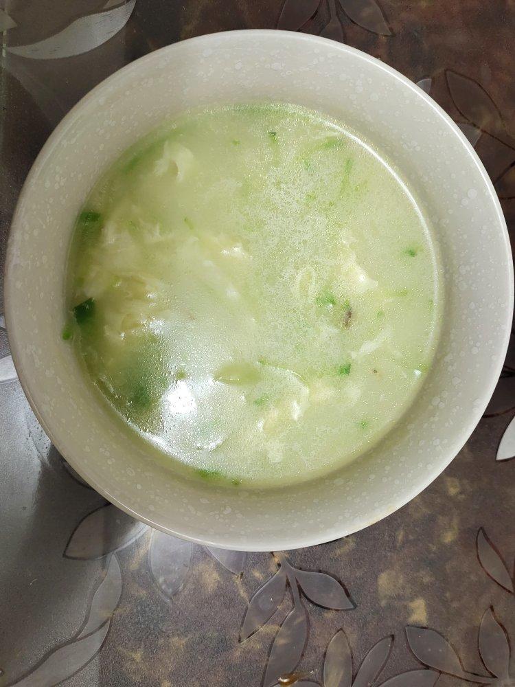 青萝卜丝鸡蛋汤