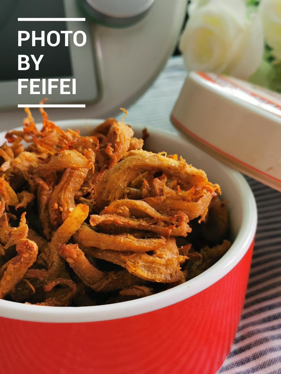 孜然香辣鸡胸肉条的做法