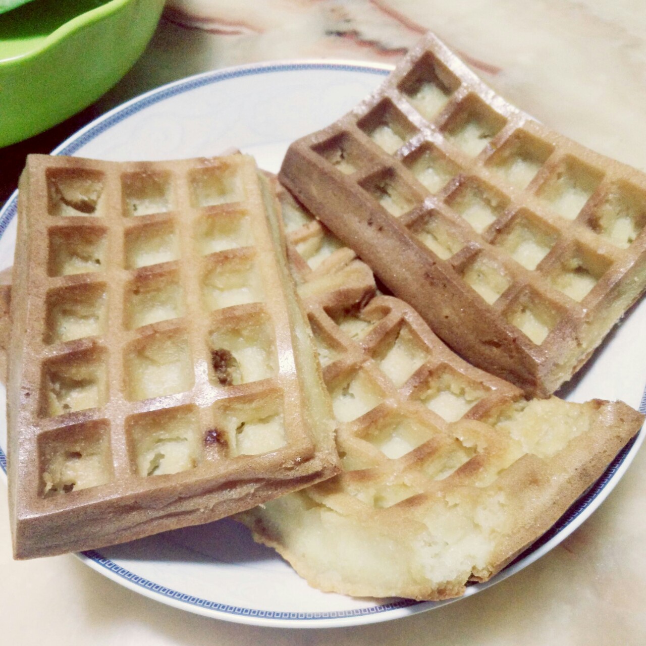 牛奶华夫饼
