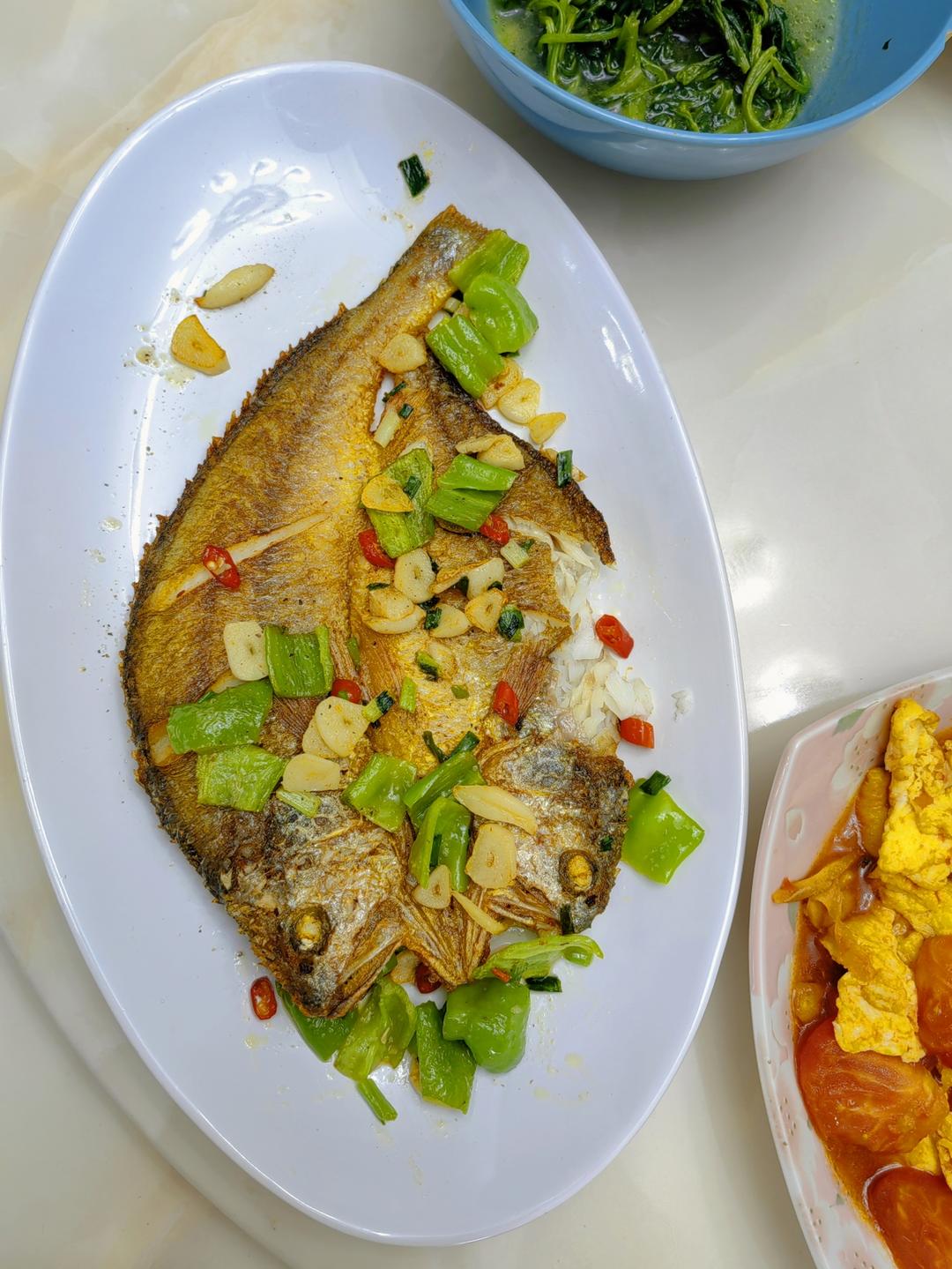 🐟香煎黄花鱼（外焦里嫩技巧）