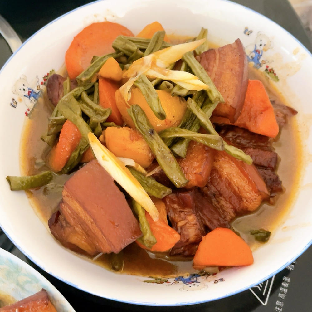 东北菜家常菜：芸豆土豆炖肉