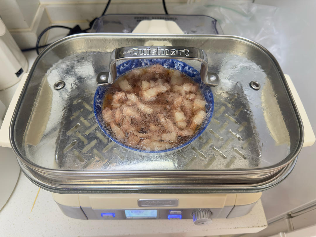 虾酱蒸肉