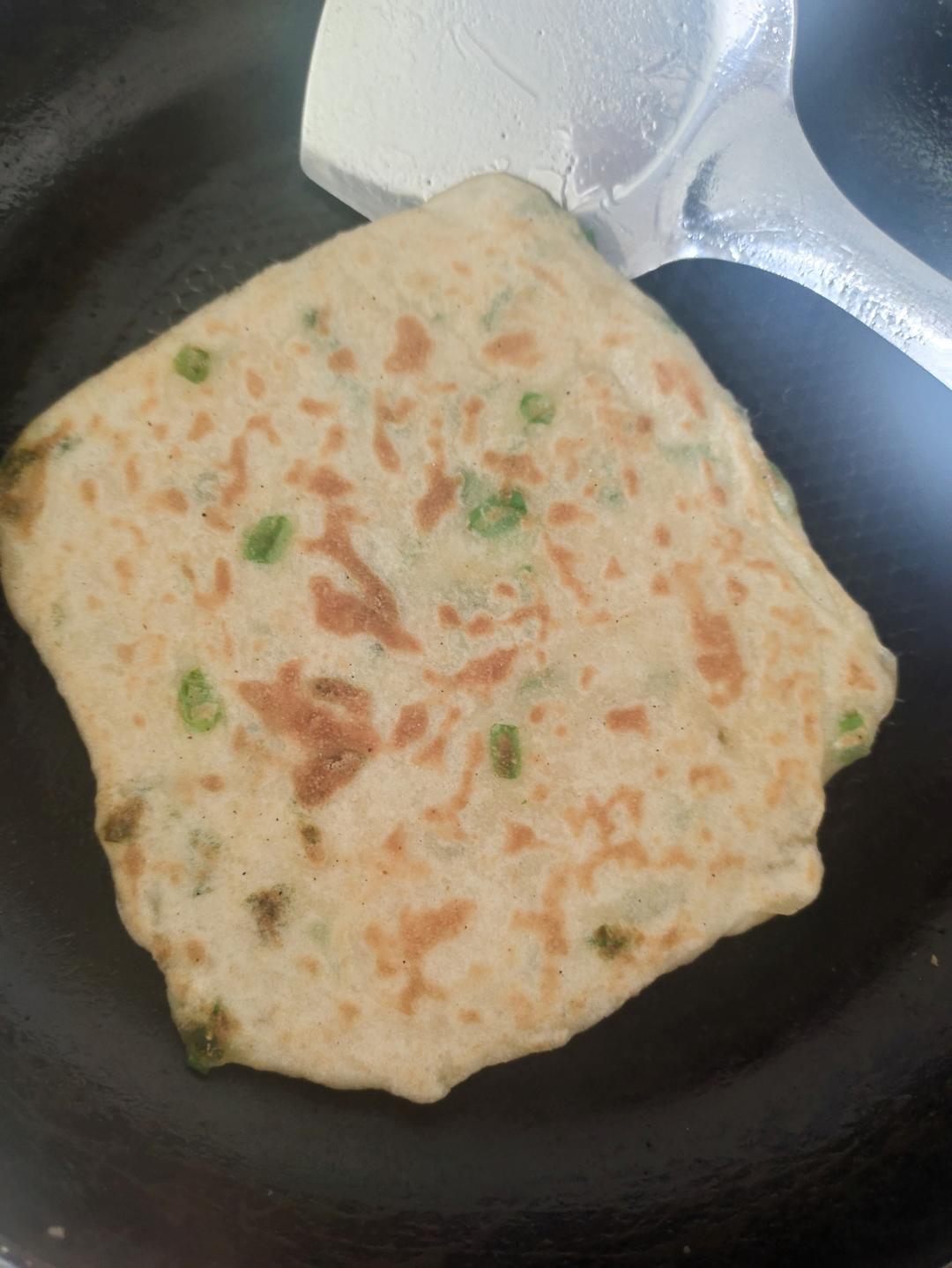 发面葱油饼