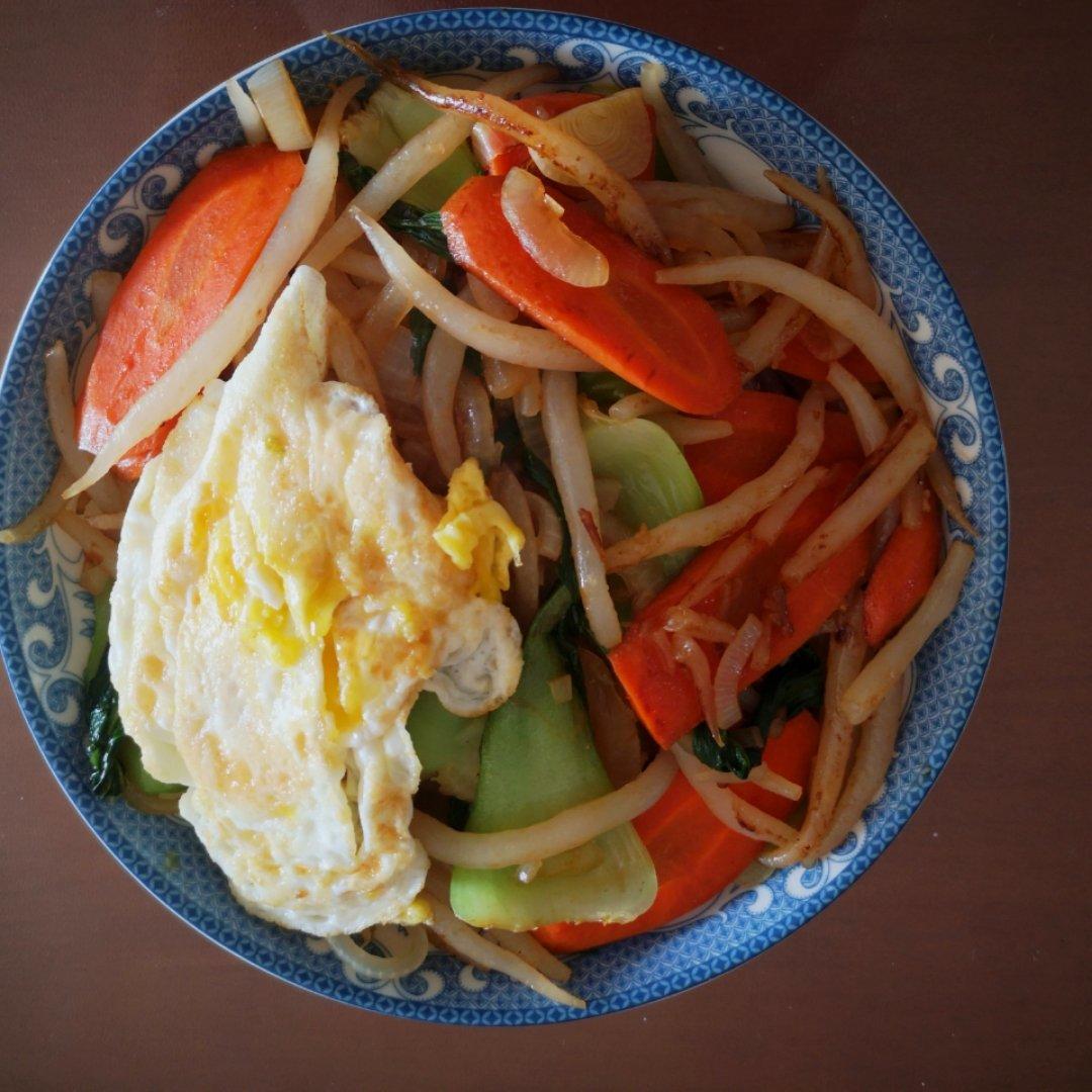蛋炒银针粉