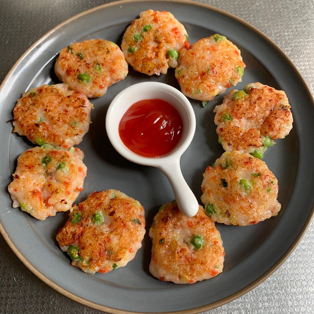 香煎虾饼