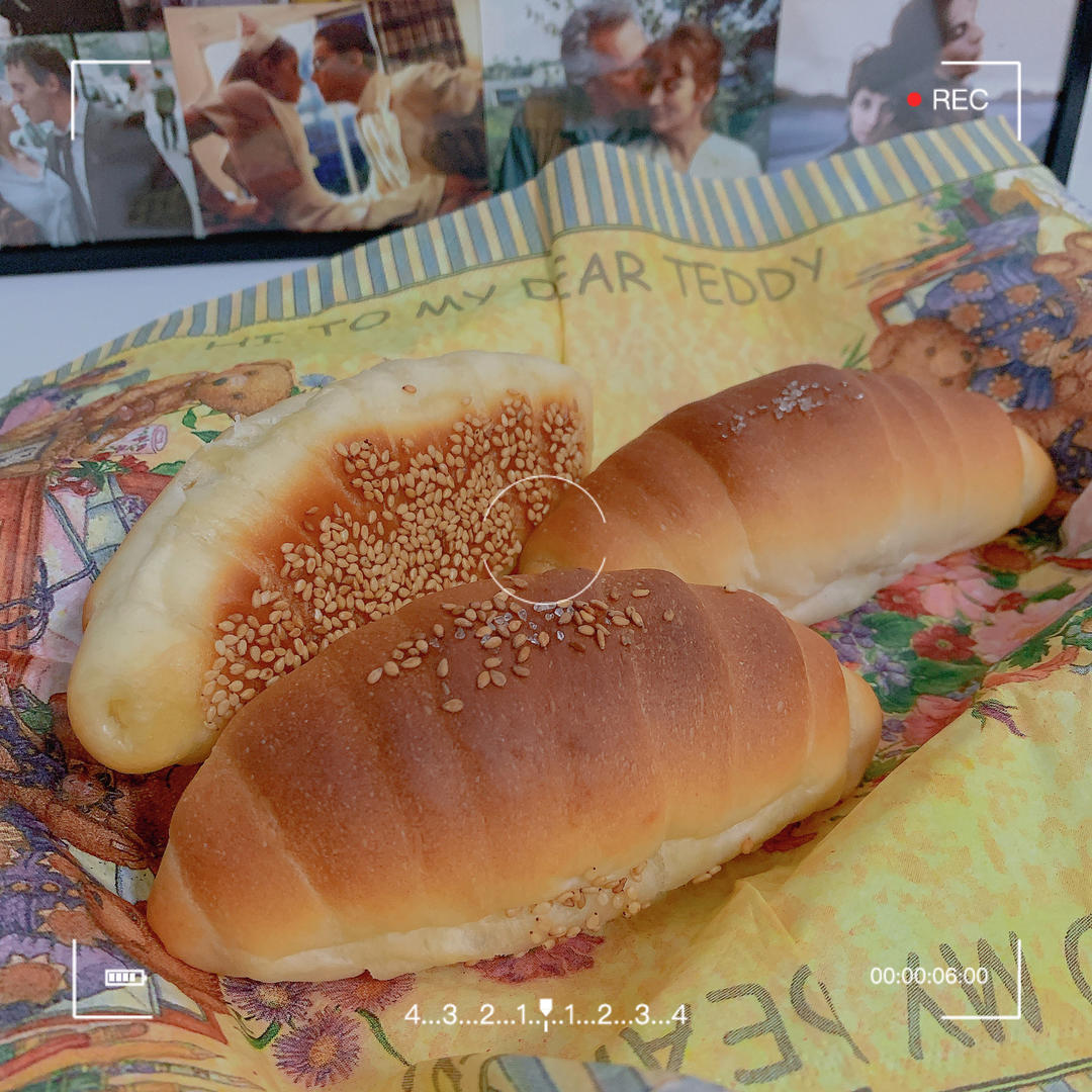 脆皮盐面包｜法国老面