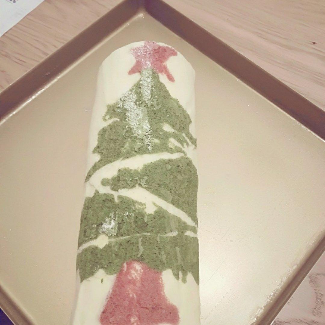 圣诞树蛋糕卷~