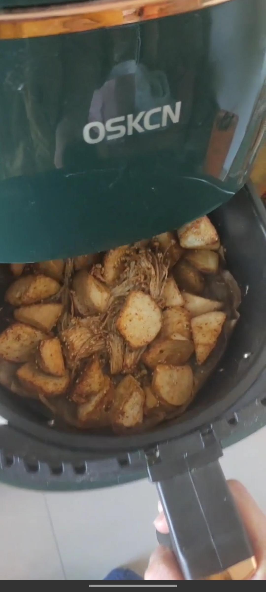 杏鲍菇的朴素吃法（空气炸锅版）