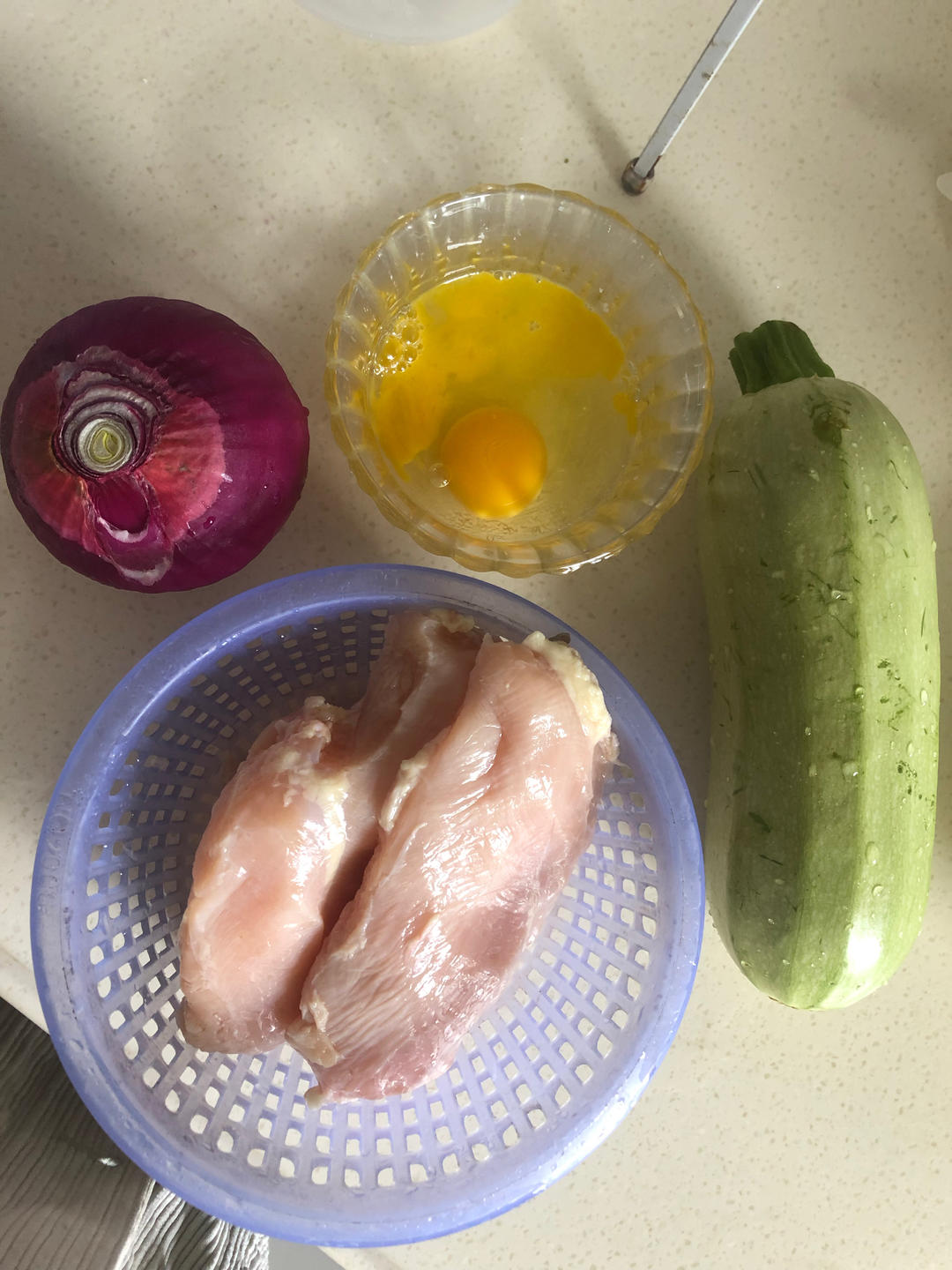 西葫芦鸡胸肉饼