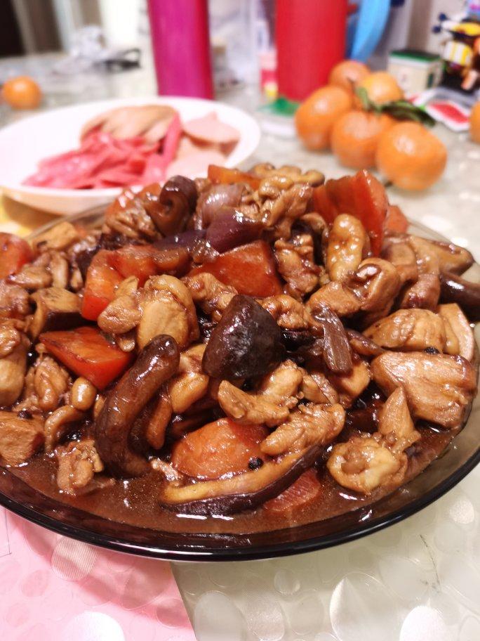 香菇炒鸡肉