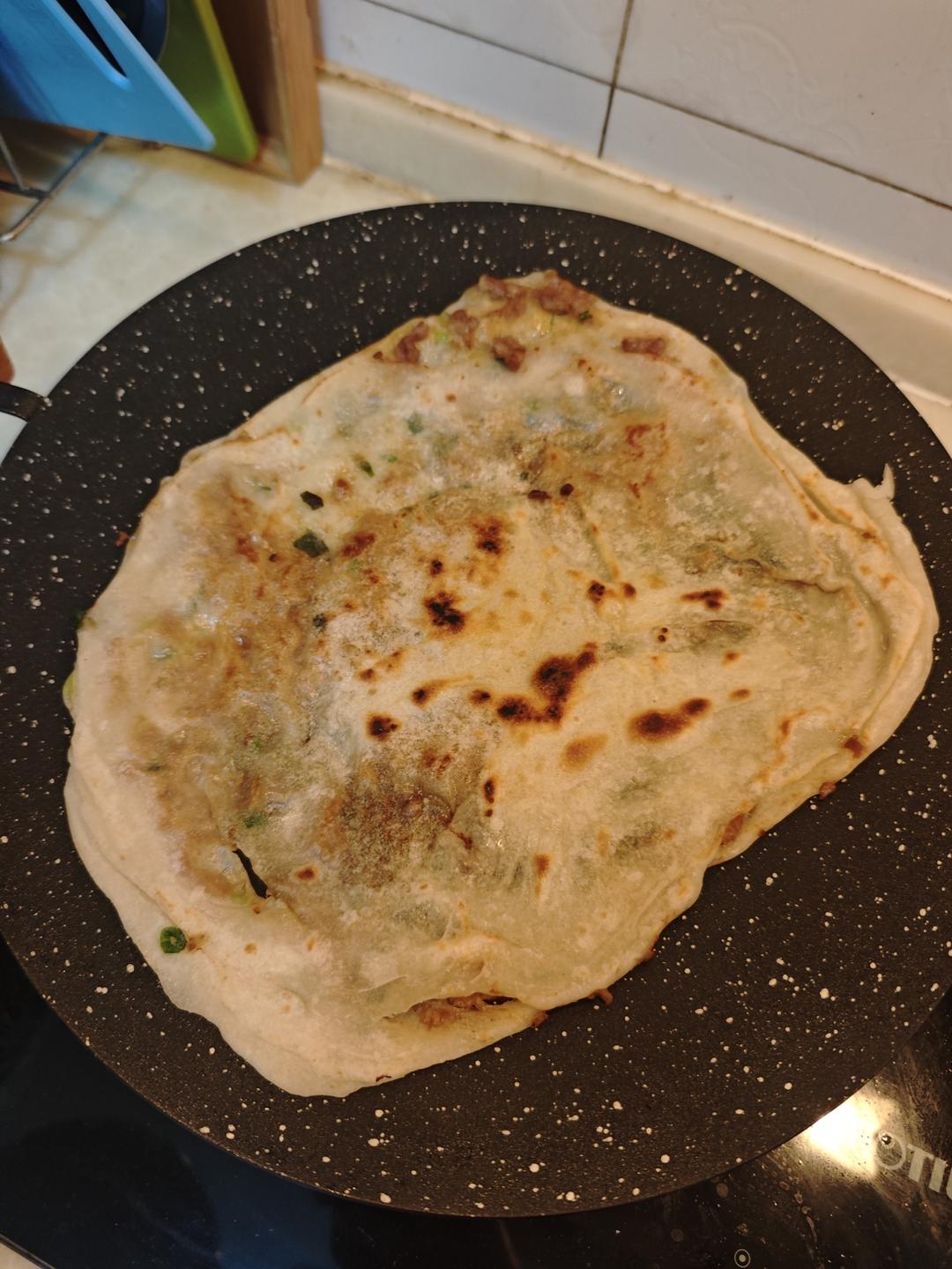 东河肉饼不翻车做法，皮薄如纸，巨好吃