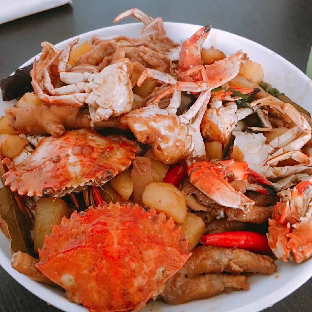 美味下饭的肉蟹煲
