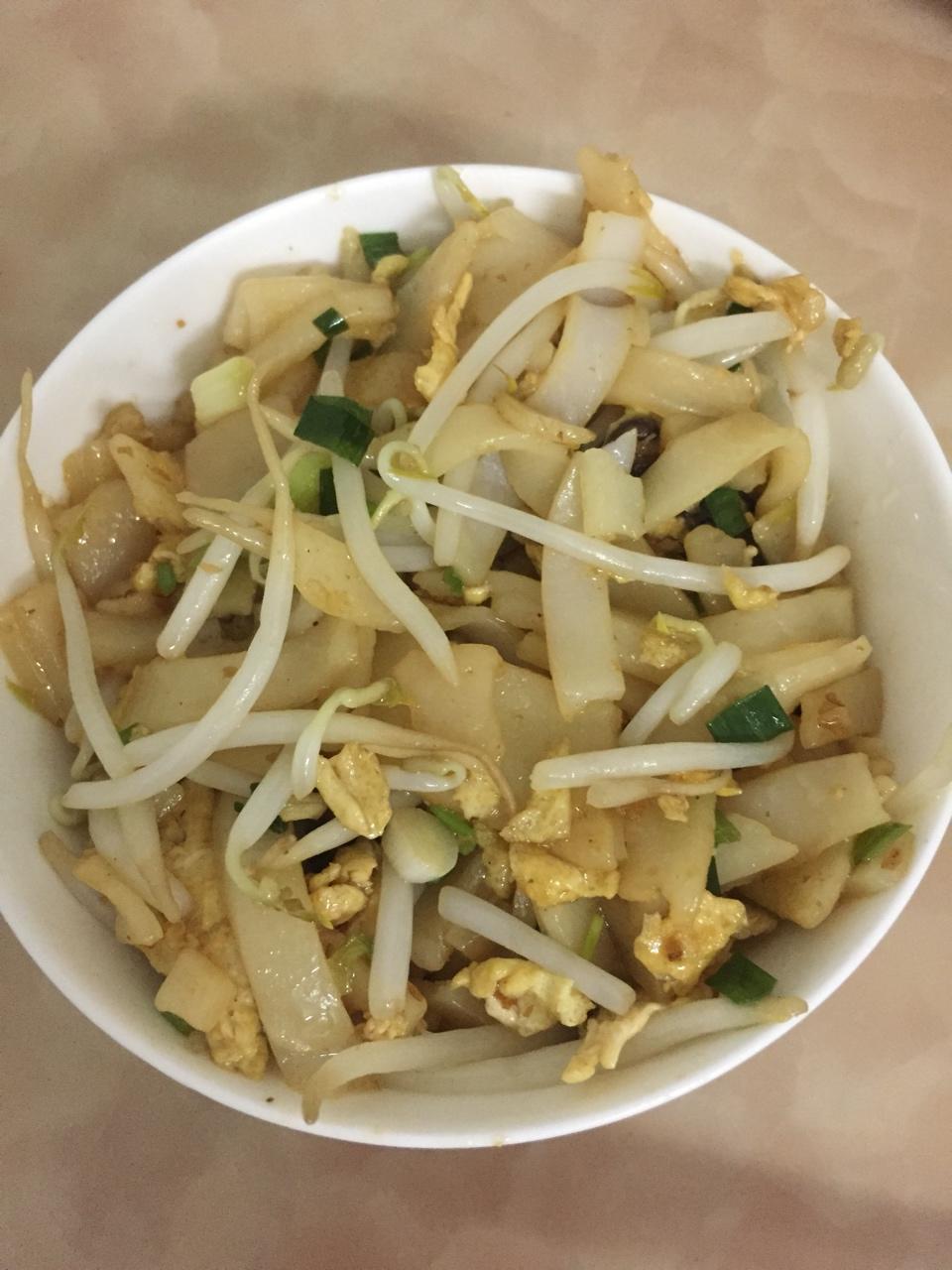 沙茶鸡蛋炒粿条