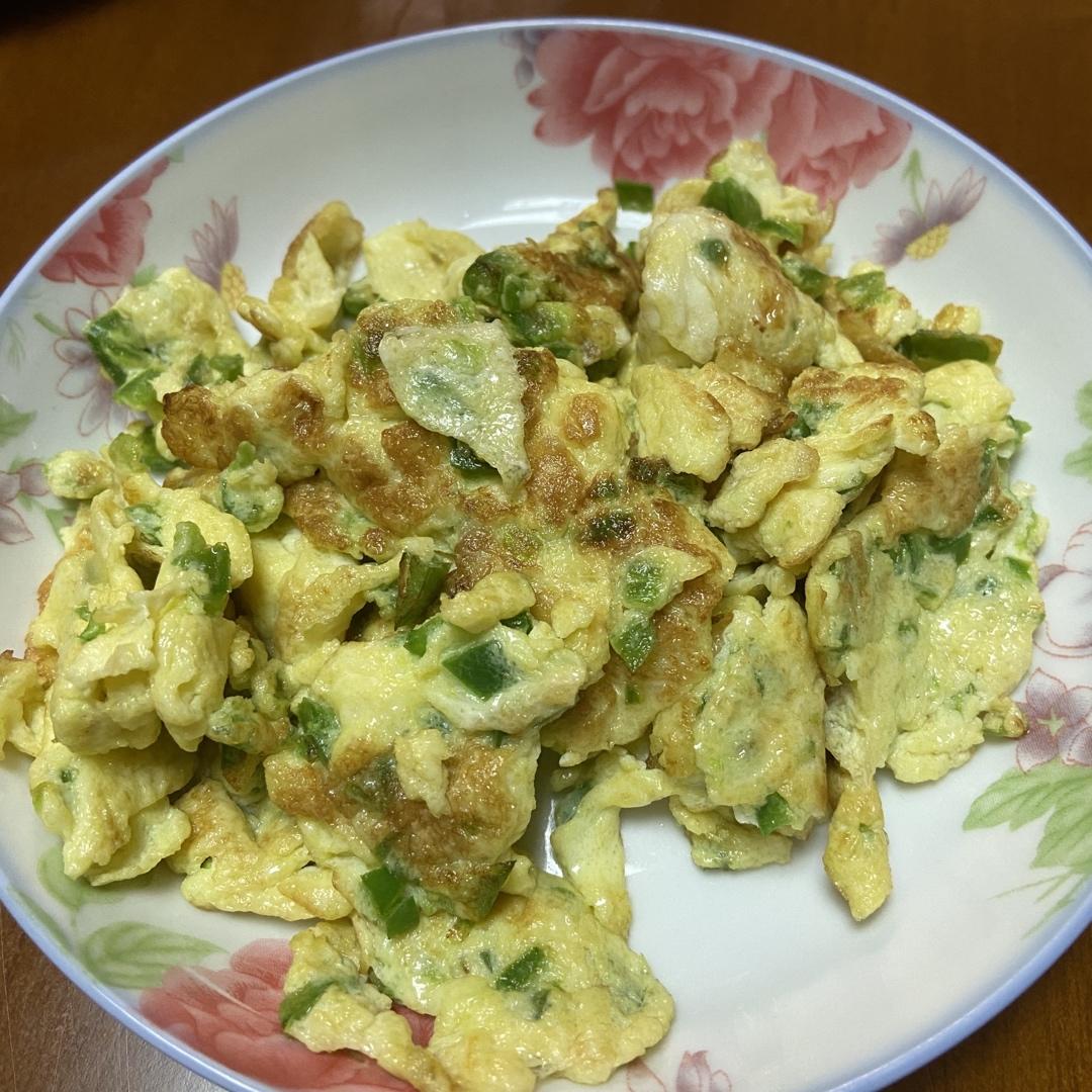 快手又好吃的青椒炒蛋