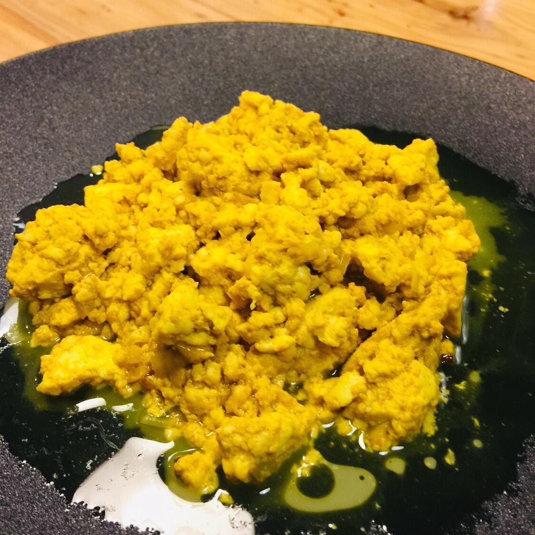 一学就会的姜黄炒豆腐，完胜炒鸡蛋！