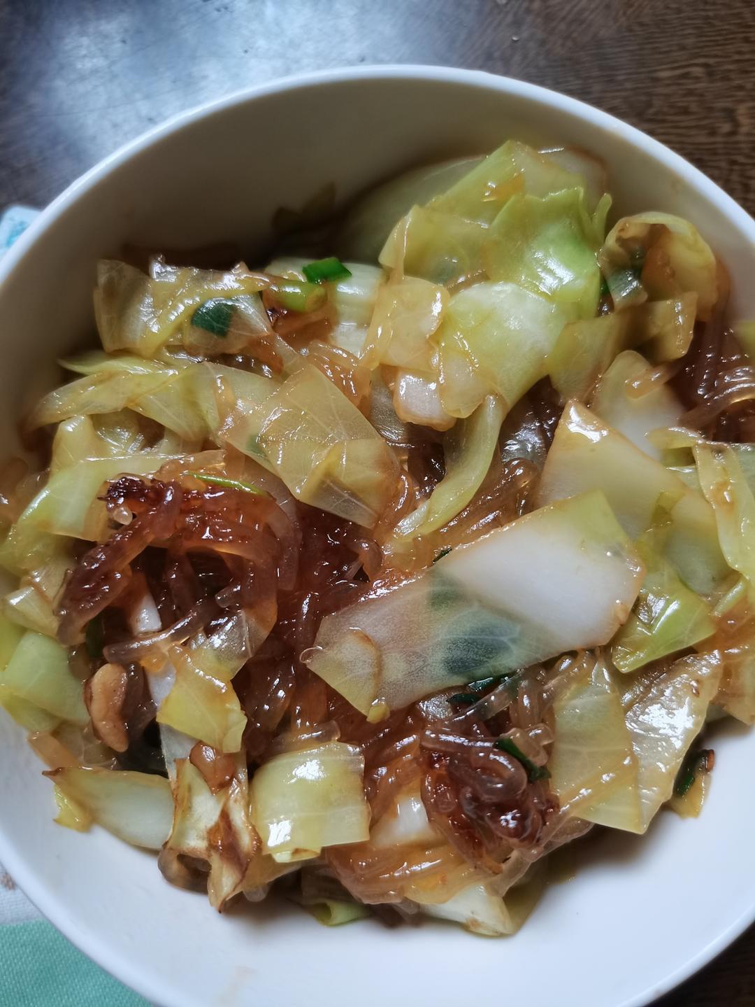 包菜粉丝（粉丝炒包菜）