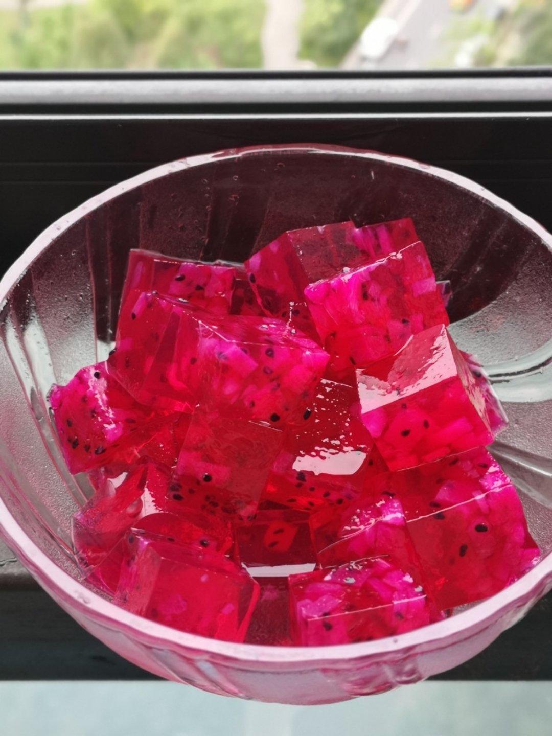 白凉粉水果果冻