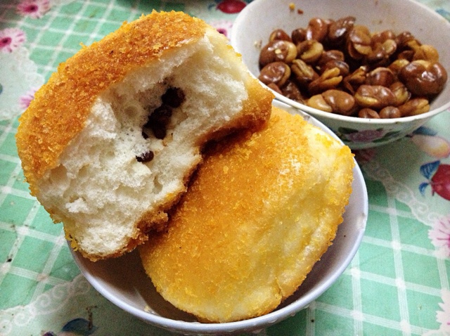 烫面红豆炸糕