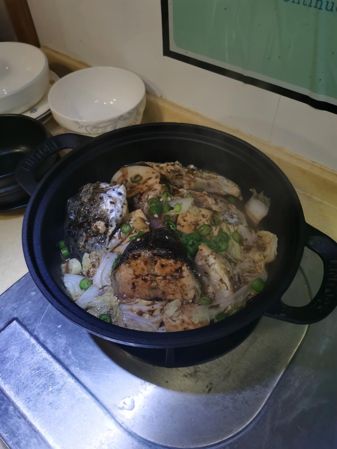 《中餐厅》张亮的焗三文鱼头