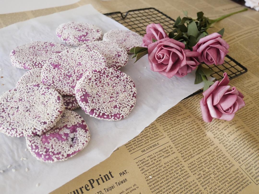 减肥必备紫薯饼