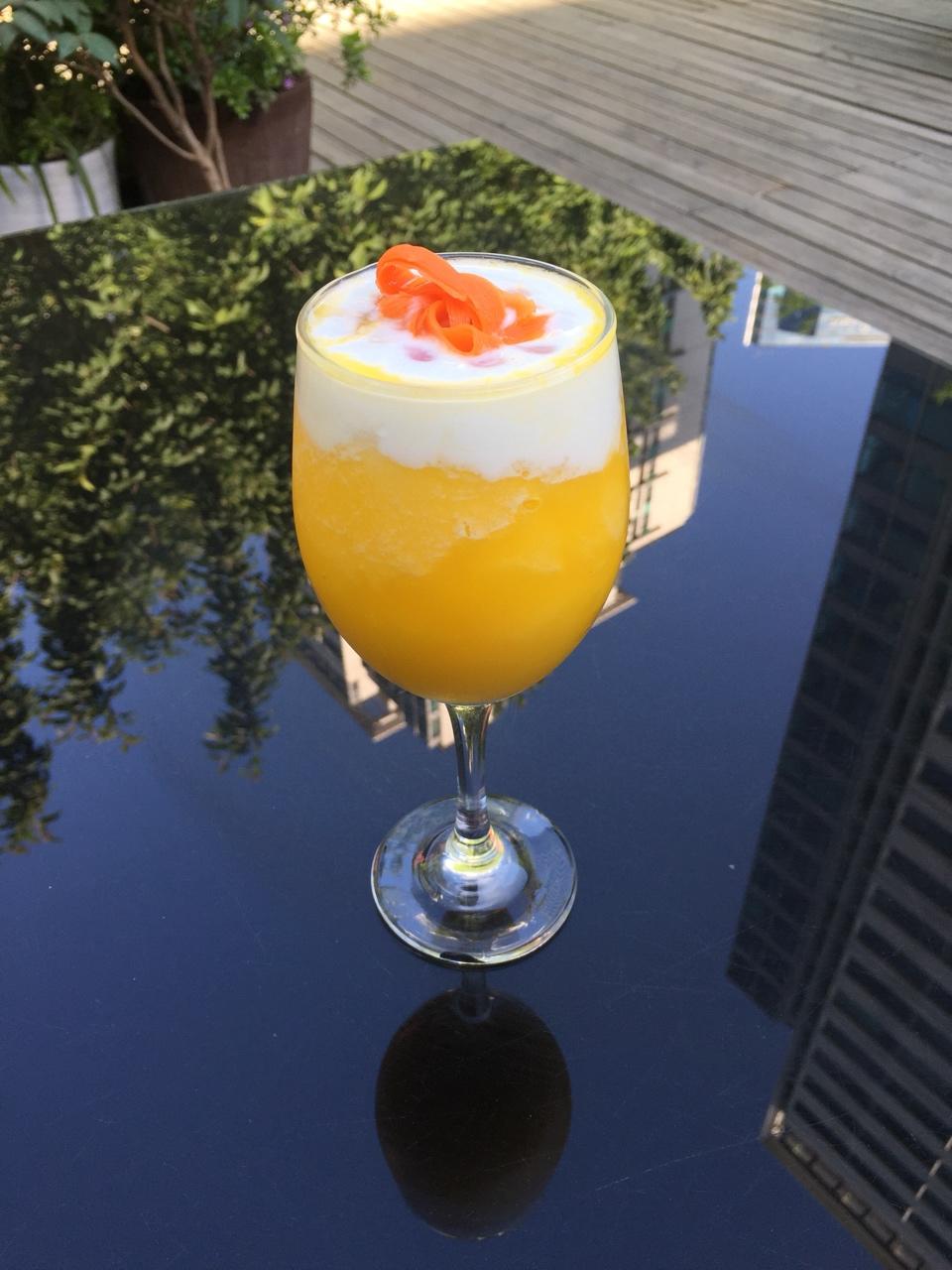 黄油小饼干_sc做的橙子冰沙