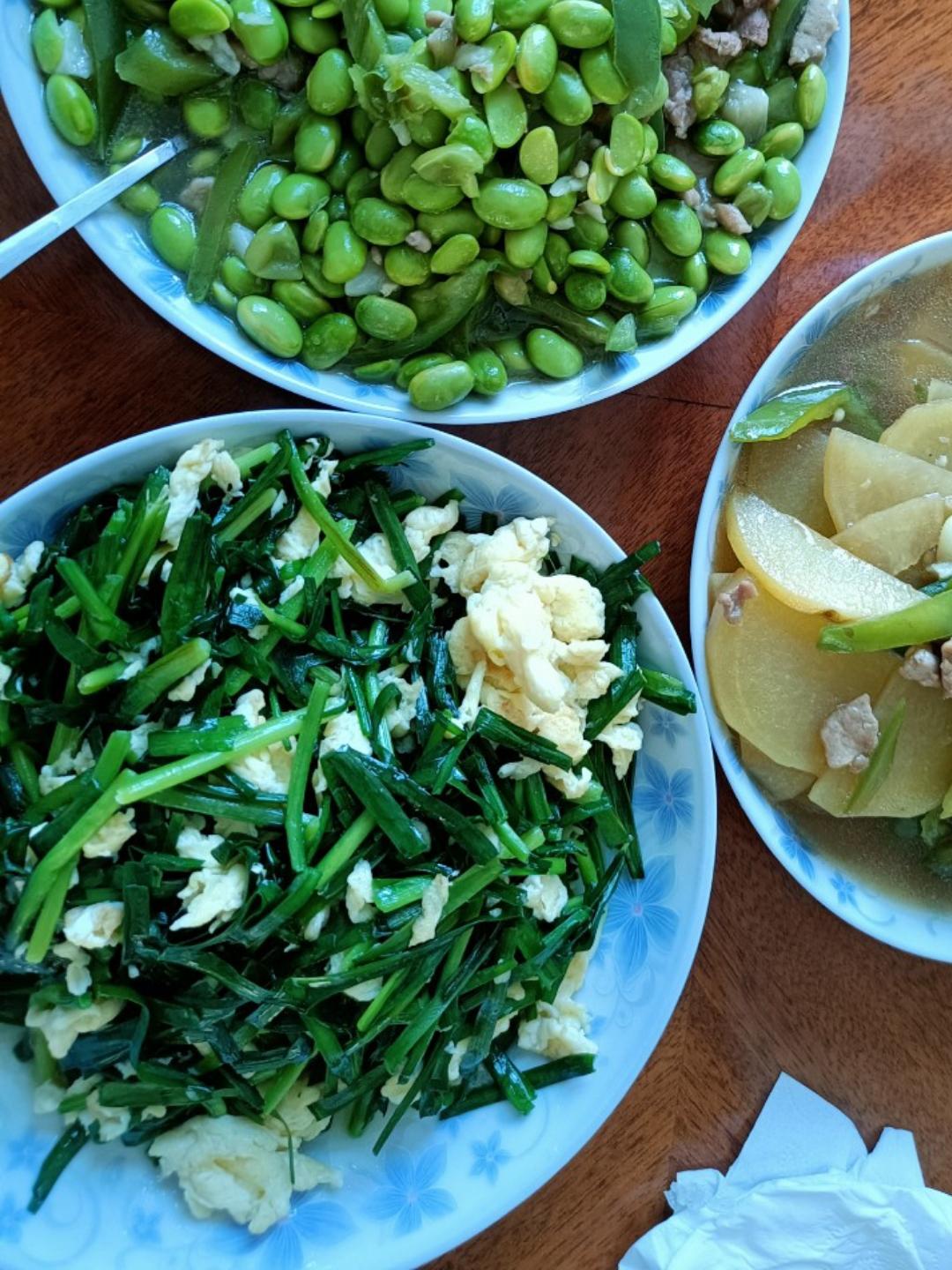 韭菜炒鸡蛋——三分钟快手下饭菜 掌握火候的秘诀