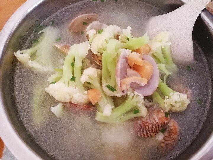 花菜花蛤汤