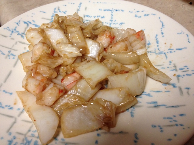 虾仁白菜