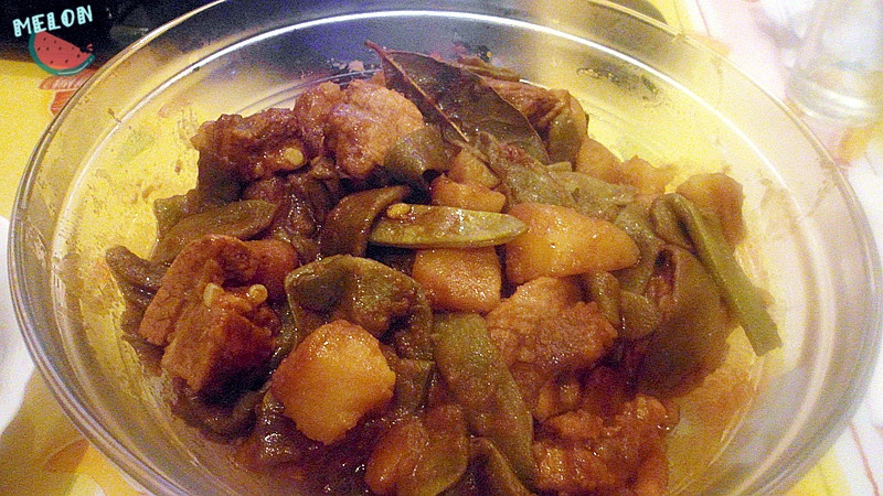 排骨土豆炖豆角