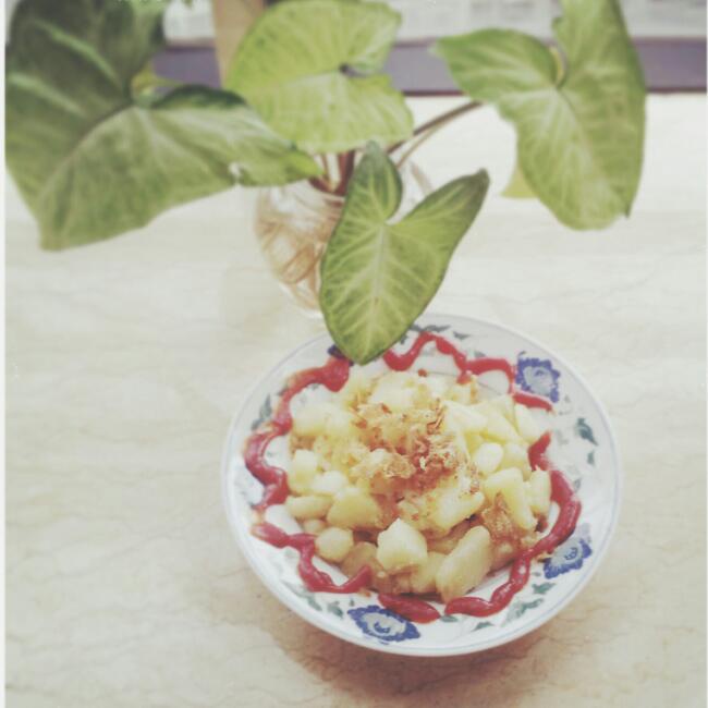 黄油香煎土豆块