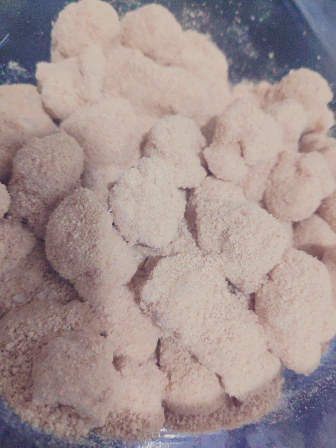 糍粑，糯米糍，黄豆粉粘糯米球【附上黄豆粉的做法】