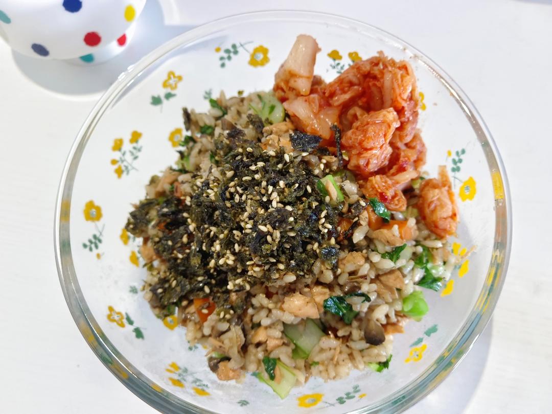 三文鱼炒饭（2.0版） | 健康·三餐