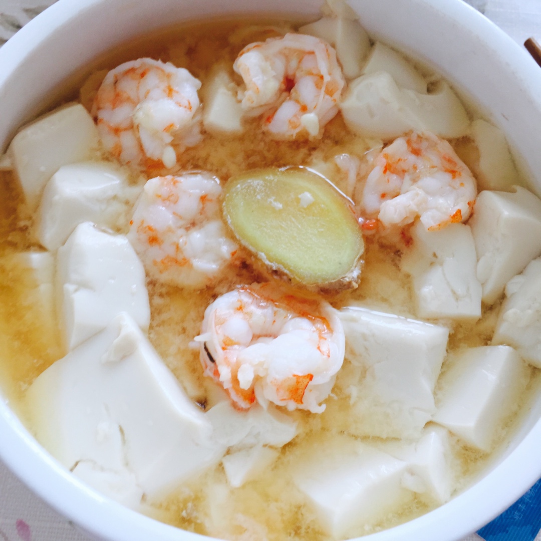 虾仁豆腐煲